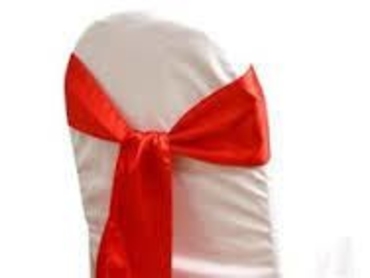 Red Crinkle Sash