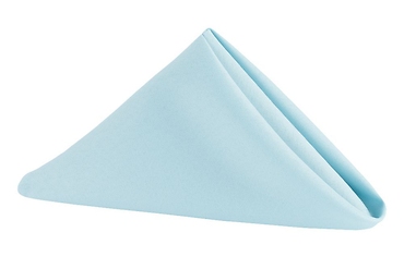 Light Blue Poly Napkin