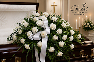 Carnation Casket Spray