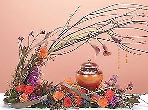 Posies For The Urn,funeral flowers,sympathy flowers