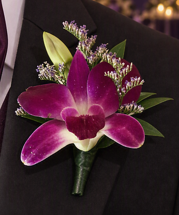Orchid Boutonniere