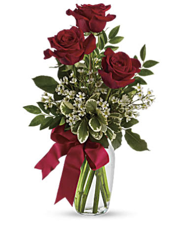 Triple Rose Vase
