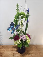 Blue Butterfly Bouquet