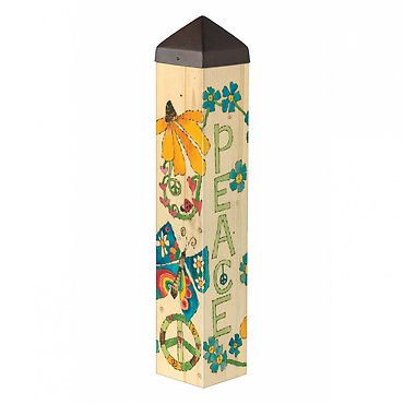 Peace 20\" Art Pole