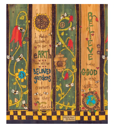 Pledge for the Earth 20\" Art Pole
