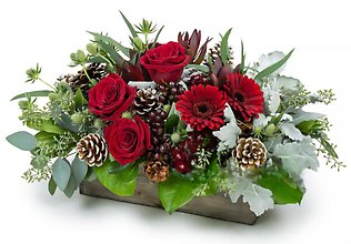 Garden Mix Holiday Centerpiece
