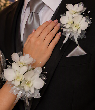 White Orchid Elegance Set