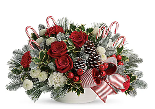 Jolly Candy Cane Bouquet