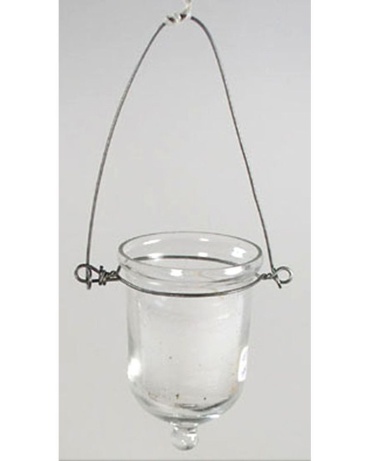 Glass Hanging Candle Holder