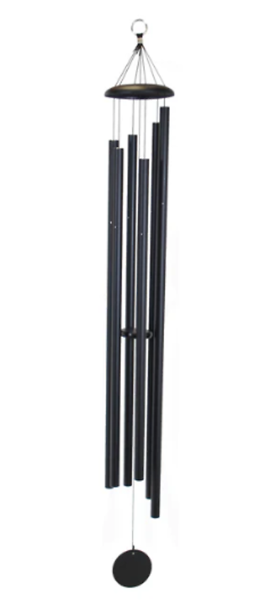 Corinthian Bells 74\" Windchime Black