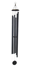 Corinthian Bells 74\" Windchime Black