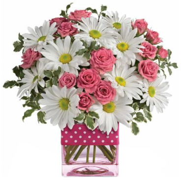 Polka Dot Posies Bouquet