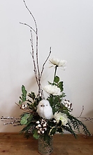 Snowy Owl Bouquet