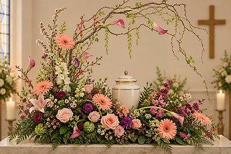 Ultimate Urn Surround Arrangement