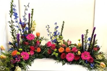 Colorful Urn Surround