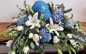 Lions Football Fan Casket Spray