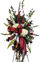 Muskegon Red and White Easel