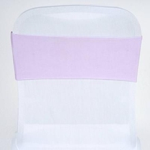 lavender spandex chair sash