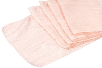 Blush Accordion Crinkle Runner - Rental