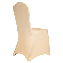 Champagne Spandex Chair Cover