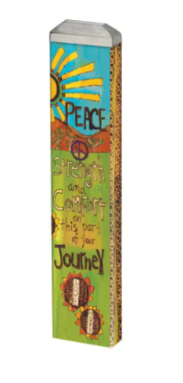 Peaceful Journey 13\" Mini Art Pole