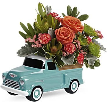 Chevy Trucking Blossoms Bouquet