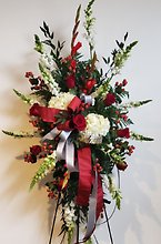 Muskegon Red and White Easel