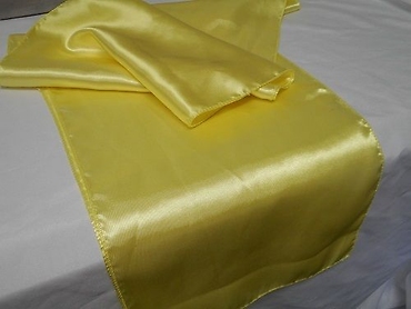 Yellow Satin Runner - Rental