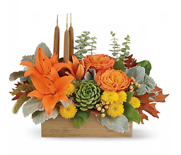 Fall Cattail Bouquet