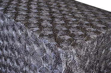 Pewter Rosette 90 x 156