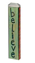 Believe 13\" Mini Art Pole