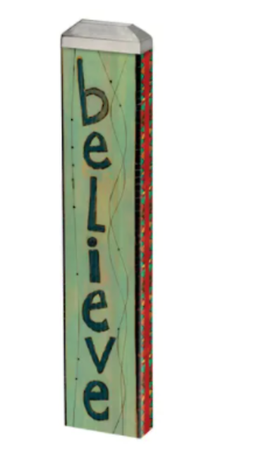 Believe 13\" Mini Art Pole