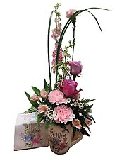 Mom Colorful Blooms Mug Arrangement