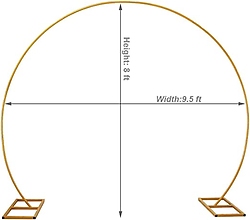 Gold Circle Arch 8\'