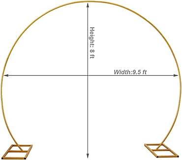 Gold Circle Arch 8\'