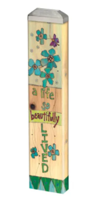 A Beautiful Life 13\" Mini Art Pole