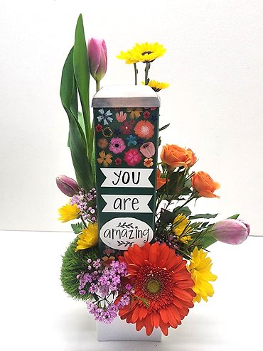 You Are Amazing Art Pole Arrangement