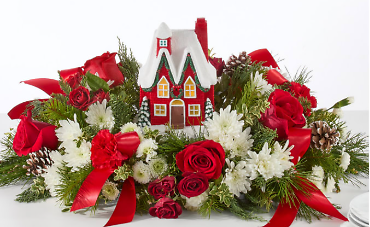 Lighted Holiday Nostalgia Bouquet