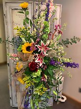 Garden Easel Arrangement