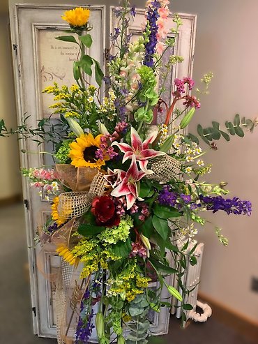 Garden Easel Arrangement