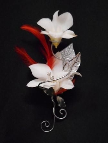Floating Orchid Boutonniere