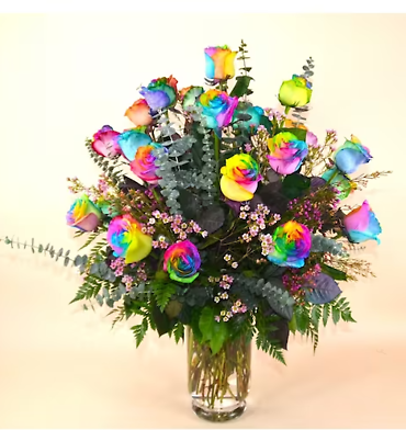 Rainbow Deluxe 18 Roses
