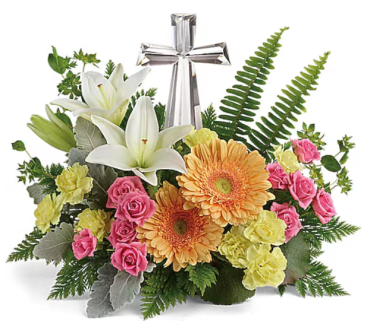 Precious Petals Cross Bouquet