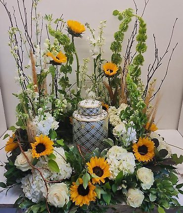 Sunflower Urn Surround
