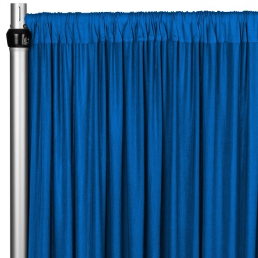 Royal Blue Spandex Curtain Panel