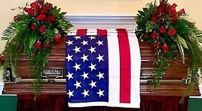 The Patriotic Tribute  Double Casket Scarf