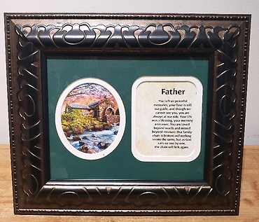 Father Framed Pictured