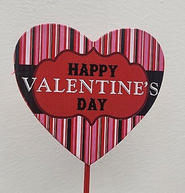 Wooden Valentine\'s Pick
