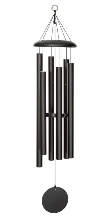 Corinthian Bells Wind Chime, 44\" Scale of C Black