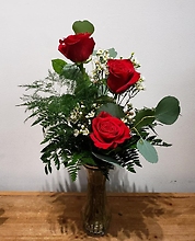 Triple Rose Vase